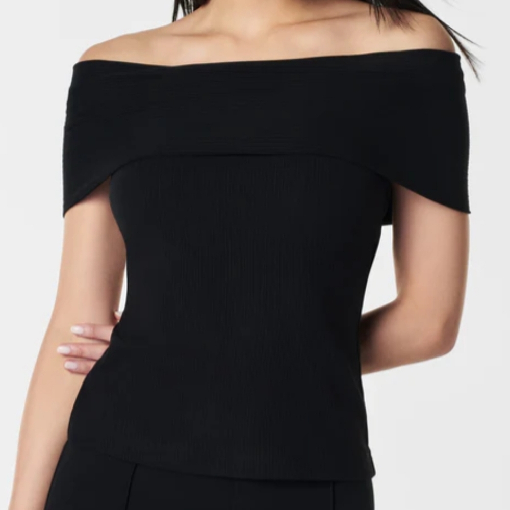 SPANX® Stretch RibOff-The-Shoulder Top